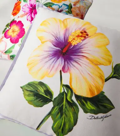 Dolce & Gabbana Casa Floral silk twill cushion | Thumbnail 4