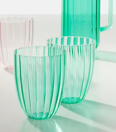 Dolce & Gabbana Casa Set of 2 glass tumblers | Thumbnail 2