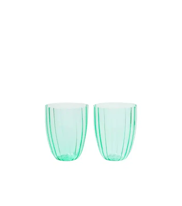 Dolce & Gabbana Casa Set of 2 glass tumblers