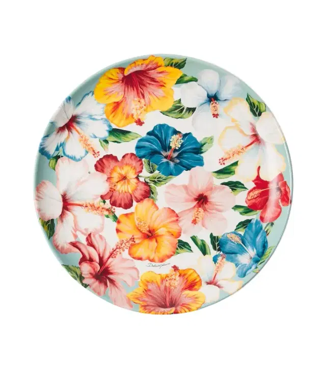 Dolce & Gabbana Casa Floral ceramic platter