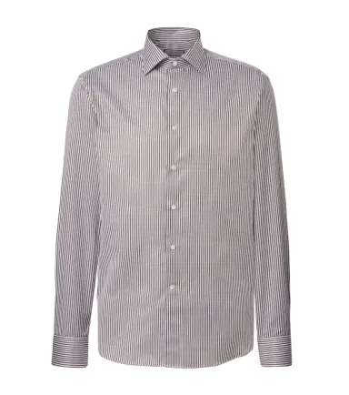 Canali Striped cotton shirt | Thumbnail 1 Canali Striped cotton shirt | Thumbnail 1