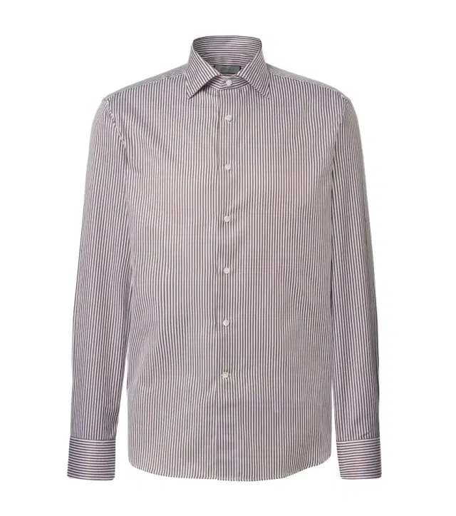 Striped cotton shirt