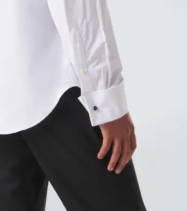 Canali Cotton tuxedo shirt | Thumbnail 3 Canali Cotton tuxedo shirt | Thumbnail 3