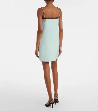Valentino Crepe Couture embellished minidress | Thumbnail 5 Valentino Crepe Couture embellished minidress | Thumbnail 5