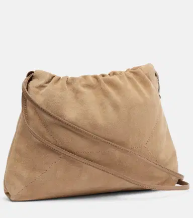 Brunello Cucinelli Mellow Small suede shoulder bag | Thumbnail 2 Brunello Cucinelli Mellow Small suede shoulder bag | Thumbnail 2