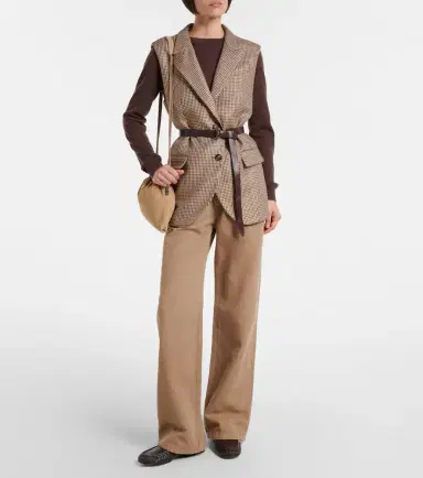 Brunello Cucinelli Mellow Small suede shoulder bag | Thumbnail 5 Brunello Cucinelli Mellow Small suede shoulder bag | Thumbnail 5