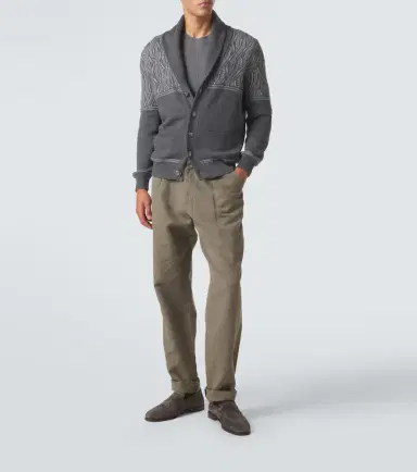 Brunello Cucinelli Woven suede penny loafers | Thumbnail 7