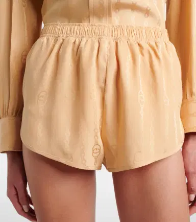 Gucci Interlocking G silk jacquard shorts | Thumbnail 4