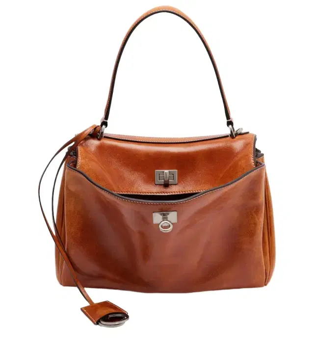 Balenciaga Rodeo Medium leather top-handle bag