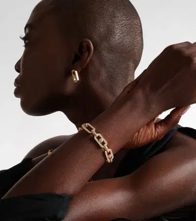 Messika So Move XL 18kt gold chain bracelet with diamonds | Thumbnail 2 Messika So Move XL 18kt gold chain bracelet with diamonds | Thumbnail 2