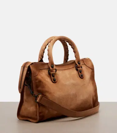 Balenciaga Le City Small suede top-handle bag | Thumbnail 2