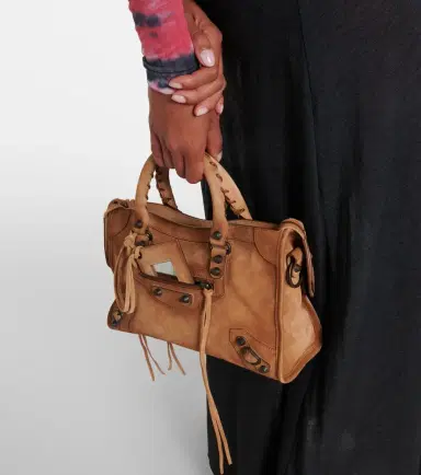 Balenciaga Le City Small suede top-handle bag | Thumbnail 5
