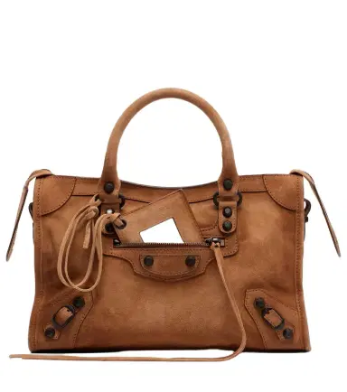Balenciaga Le City Small suede top-handle bag | Thumbnail 1