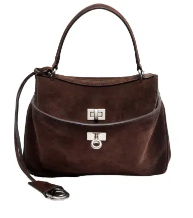 Balenciaga Rodeo Mini suede top-handle bag | Thumbnail 1