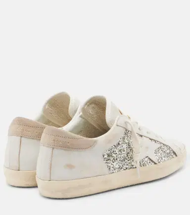 Golden Goose Super Star glitter leather sneakers | Thumbnail 2 Golden Goose Super Star glitter leather sneakers | Thumbnail 2