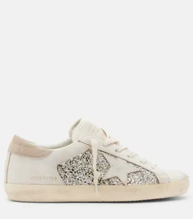 Golden Goose Super Star glitter leather sneakers | Thumbnail 4 Golden Goose Super Star glitter leather sneakers | Thumbnail 4