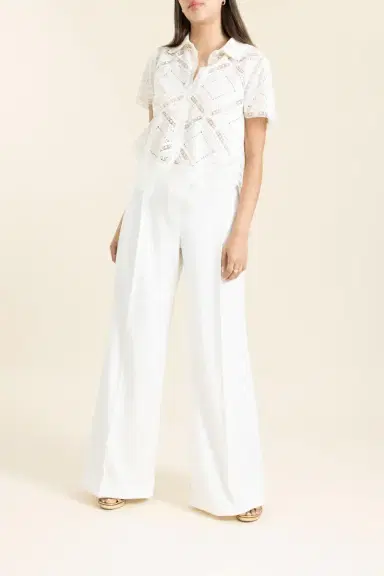 ERMANNO SCERVINO Wide Leg Pant - Off White | Thumbnail 2