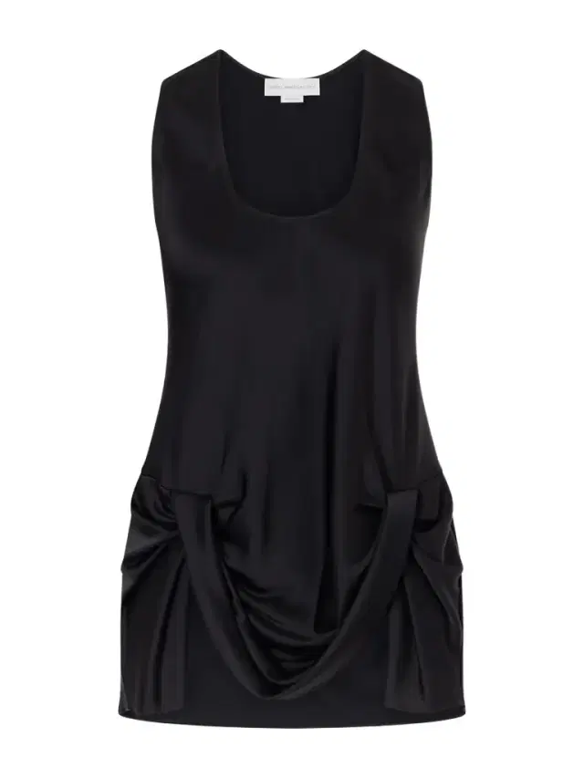 Draped Satin Blouse