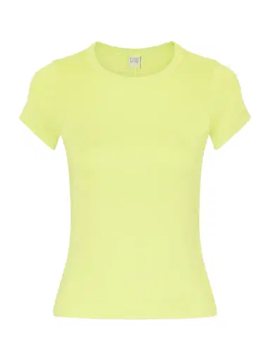 FLORE FLORE Car Baby Tee Ribbed Organic Cotton-jersey T-shirt | Thumbnail 1
