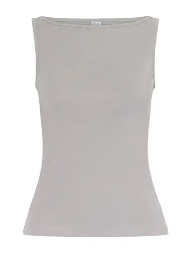 FLORE FLORE Timmi Ribbed Organic Cotton Tank | Thumbnail 1 FLORE FLORE Timmi Ribbed Organic Cotton Tank | Thumbnail 1