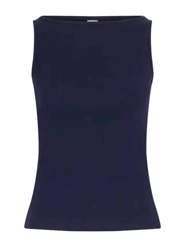 Timmi Ribbed Organic Cotton Tank