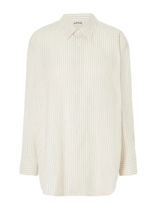 Auralee Striped Wool Shirt