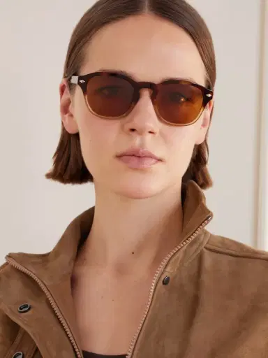 Brunello Cucinelli Round-frame Tortoiseshell Acetate Sunglasses | Thumbnail 2 Brunello Cucinelli Round-frame Tortoiseshell Acetate Sunglasses | Thumbnail 2