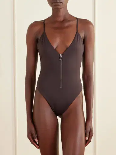 The Attico Half-zip One-piece Swimsuit | Thumbnail 2 The Attico Half-zip One-piece Swimsuit | Thumbnail 2
