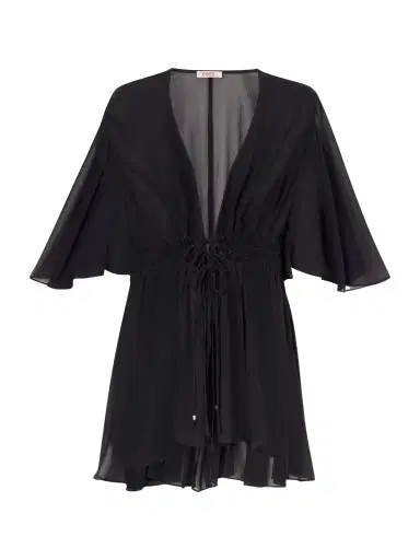 Eres Midnight Operette Shirred Muslin Blouse | Thumbnail 1