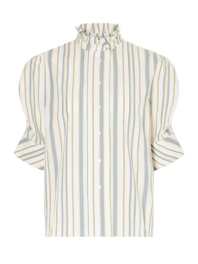 Vita Striped Cotton Blouse Vita Striped Cotton Blouse