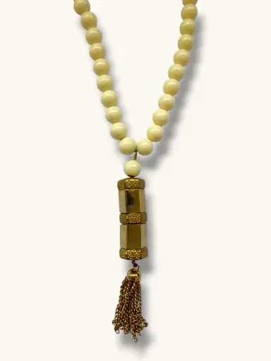 Jen Wonders Studio Cream Beaded Necklace | Thumbnail 2