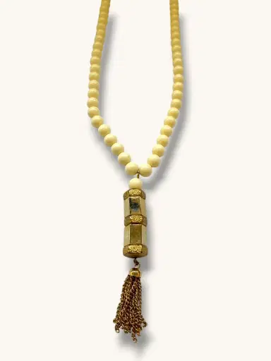 Jen Wonders Studio Cream Beaded Necklace | Thumbnail 5