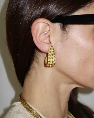 Jen Wonders Studio Sculptural Hoop Earrings | Thumbnail 8 Jen Wonders Studio Sculptural Hoop Earrings | Thumbnail 8
