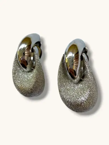 Jen Wonders Studio Silver Textured Earrings | Thumbnail 2