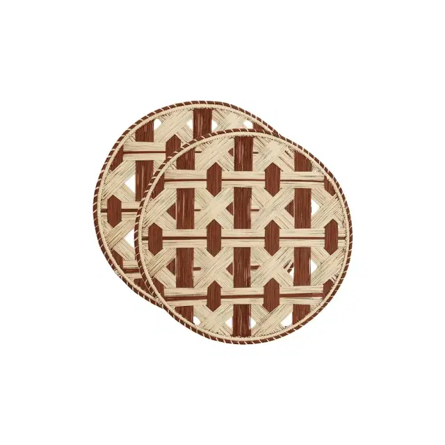La DoubleJ Raffia Placemats Set Of 2