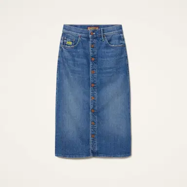 La DoubleJ The Button Front Vagabond Midi Skirt | Thumbnail 6