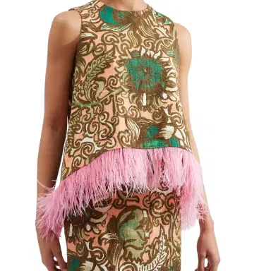 La DoubleJ La Scala Top (With Feathers) | Thumbnail 1 La DoubleJ La Scala Top (With Feathers) | Thumbnail 1