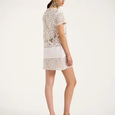 La DoubleJ Lacey Mini Swing Dress | Thumbnail 2