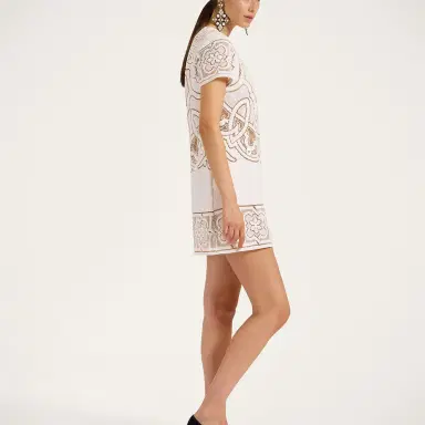 La DoubleJ Lacey Mini Swing Dress | Thumbnail 3