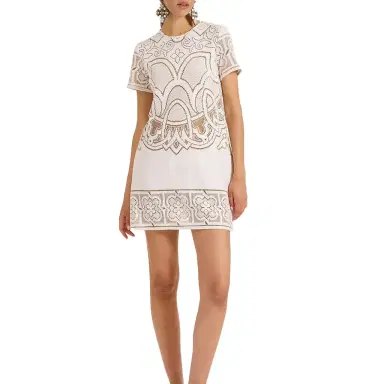La DoubleJ Lacey Mini Swing Dress | Thumbnail 1