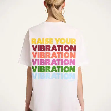 La DoubleJ Raise Your Vibration T-Shirt | Thumbnail 2