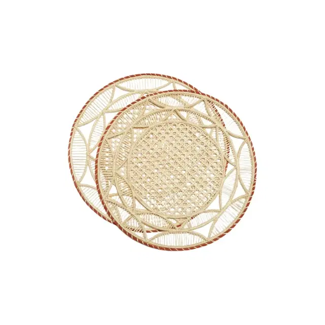 La DoubleJ Raffia Placemats Set Of 2