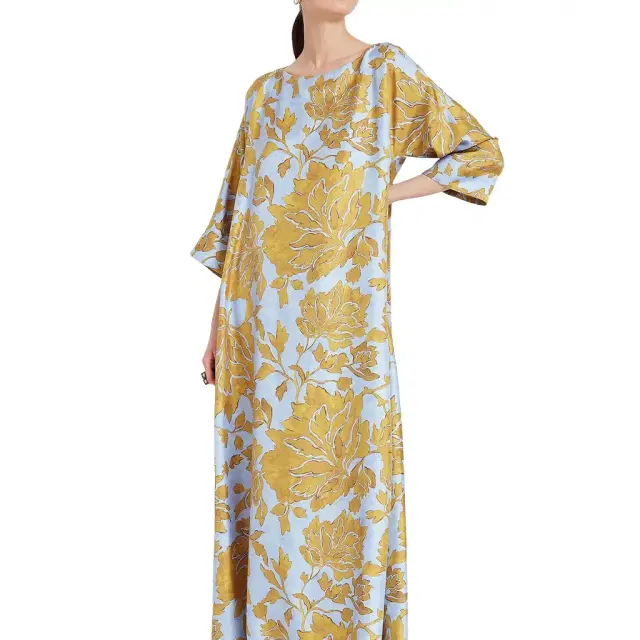 La Double J Muumuu Dress Round Neck