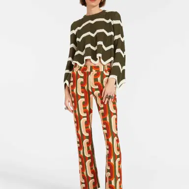 La DoubleJ Chevron Crop Sweater | Thumbnail 3 La DoubleJ Chevron Crop Sweater | Thumbnail 3