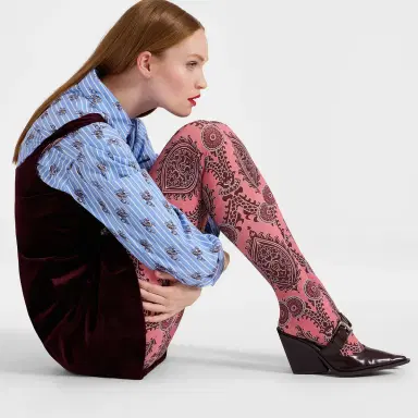 La DoubleJ Printed Tights | Thumbnail 2 La DoubleJ Printed Tights | Thumbnail 2