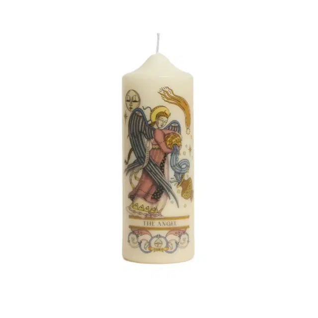 La DoubleJ Printed Pillar Candle