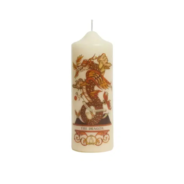 La DoubleJ Printed Pillar Candle