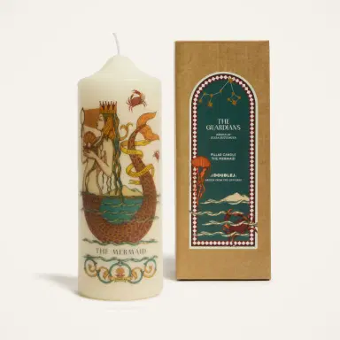 La DoubleJ Printed Pillar Candle | Thumbnail 2