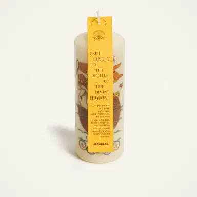 La DoubleJ Printed Pillar Candle | Thumbnail 4