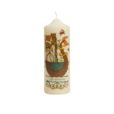 La DoubleJ Printed Pillar Candle | Thumbnail 1